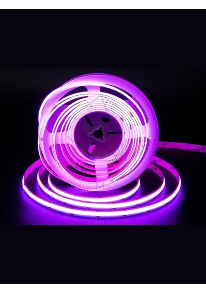 Cob Şerit LED Neon Gibi Yanan Yapışkanlı Şerit LED Cob Şerit LED 12 Volt Şerit LED