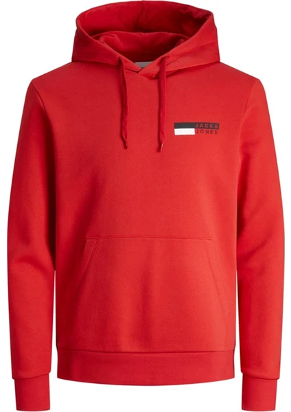 Jack & Jones Jjecorp Logo Sweat Hood Play Noos Kırmızı