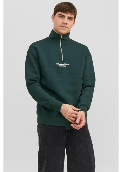 Jorvesterbro Sweat Quarter Zıp Hn Sn Yeşil fiyatları