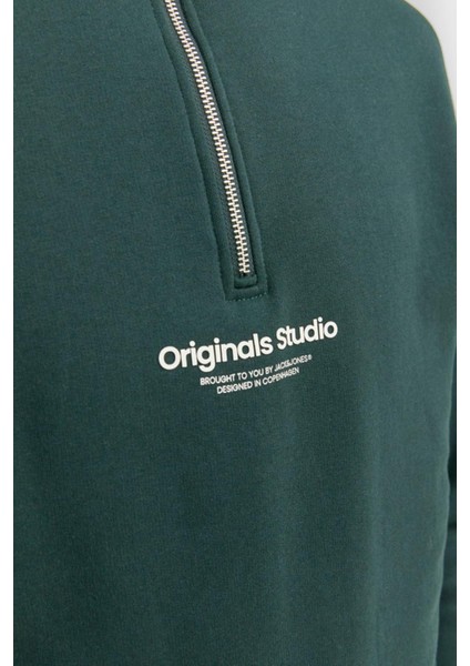 Jorvesterbro Sweat Quarter Zıp Hn Sn Yeşil indirimleri