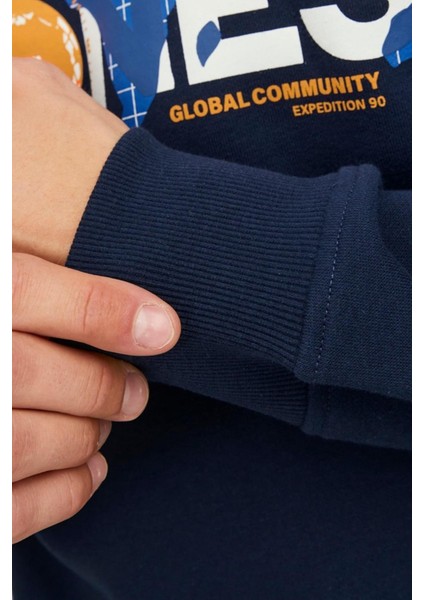 Dust Erkek Lacivert Bisiklet Yaka Sweatshirt fırsatları