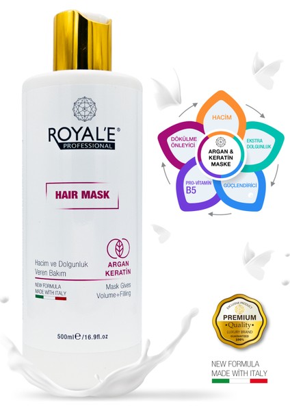 Saç Maskesi - Argan Keratin Hair Mask 500ml fiyatları