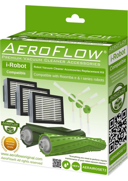 Aeroflow I-Robot Roomba I6 Plus Serisi Yenileme Seti