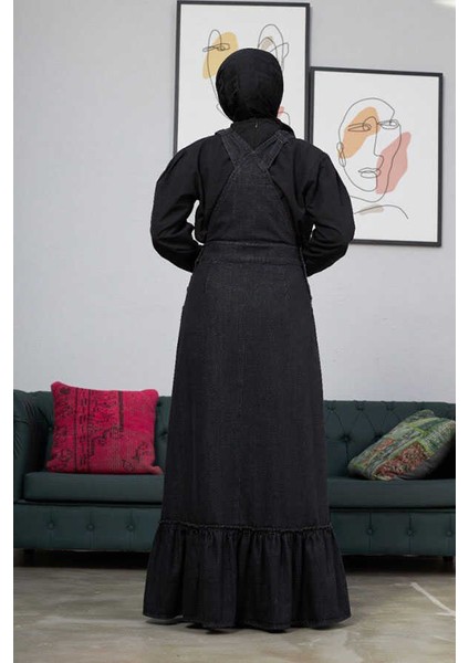 2263-SALOPET Etek Fırfırlı Siyah fırsatları