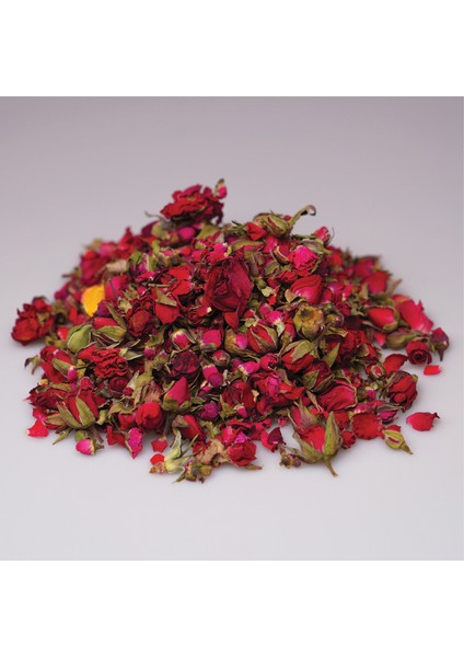 Asteria Bazaar Kırmızı Tomurcuk Gül Kurusu, Red Rose Bud Tea %100 Organik Kırmızı Kuru Gül Goncası Çayı