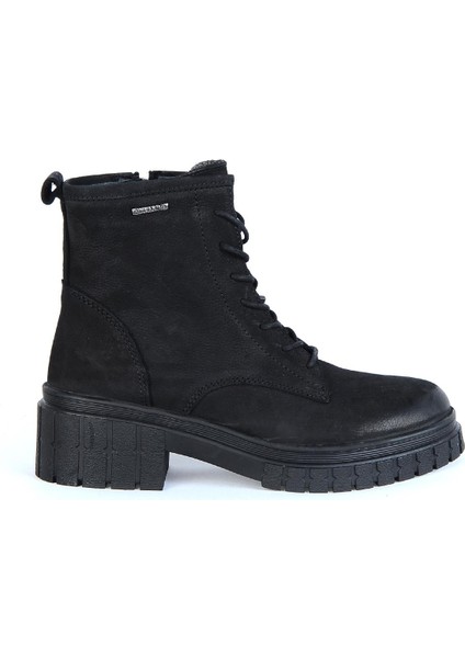 102 20832-Z Argun Siyah Deri Kadın Düz Bot fiyatları