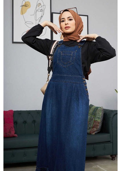 2263-SALOPET Etek Fırfırlı Lacivert modelleri