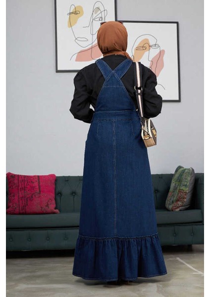 2263-SALOPET Etek Fırfırlı Lacivert fırsatları