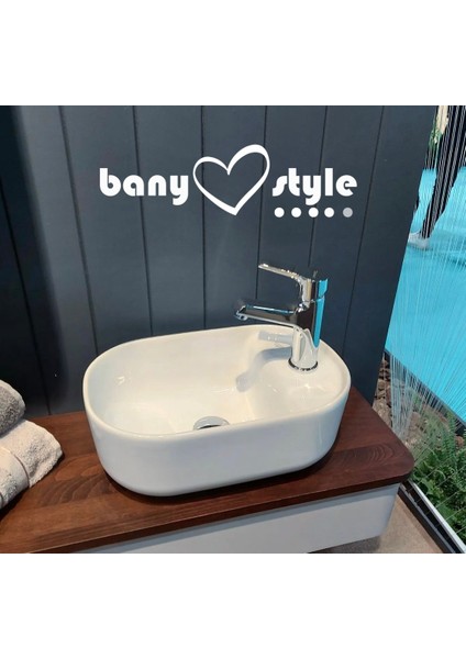 Cerastyle Aqua 42 cm Mini Lavabo Tezgah Üstü Çanak Lavabo