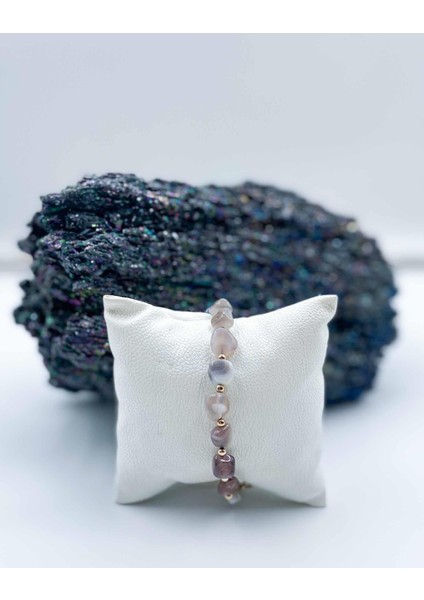 Akik Bileklik Doğal Taş Tımbıl Kesim