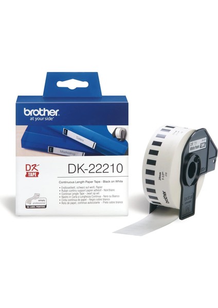 P-Touch Sürekli Etiket DK22210 48 mm