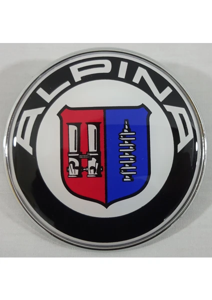 Bmw Alpina,  Bmw Kaput Arması 8.2cm, Alpina Bmw Bagaj Arması , Bmw Kaput Logo, Bmw Bagaj Logo