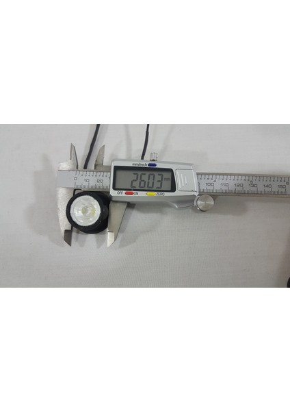 Uygunmarketcom, Vidalı Mercekli Power LED Beyaz Renk 1 Adet ,1 Watt Gücünde ,araç Altı LED ,sis Farı