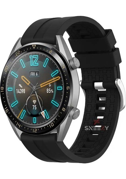 Huawei Watch 3 Elite-Classic 46MM-WATCH 3 Pro-Elite 22MM Uyumlu Novagt Supreme Silikon Kordon