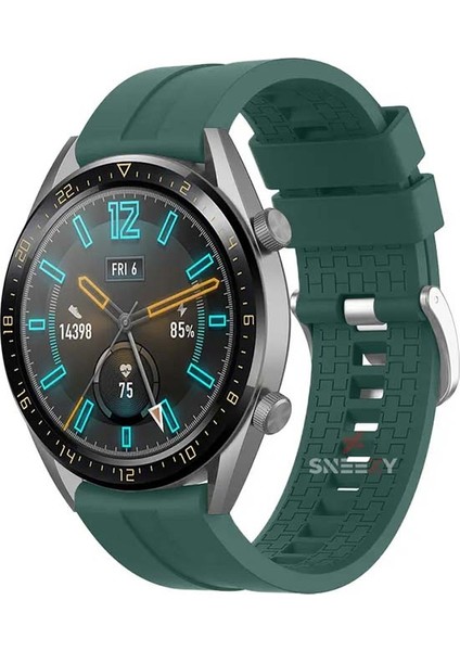 Huawei Watch Gt Runner-Sport 46MM- Gt2 E 22MM Uyumlu Novagt Supreme Silikon Kordon