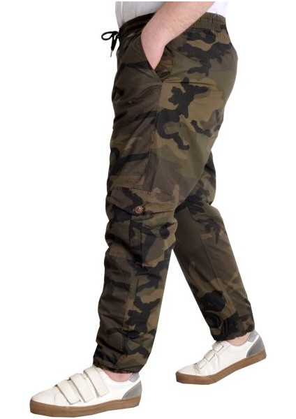 Erkek Pantolon Jogger Kamuflaj 23910 Haki