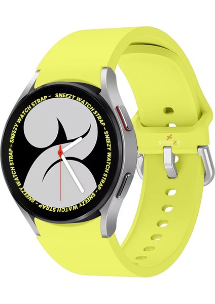 Samsung Galaxy Watch 4 5 Pro 40 42 44 45 46MM Uyumlu Orjinal Tasarım Kavisli Purelux Silikon Kordon