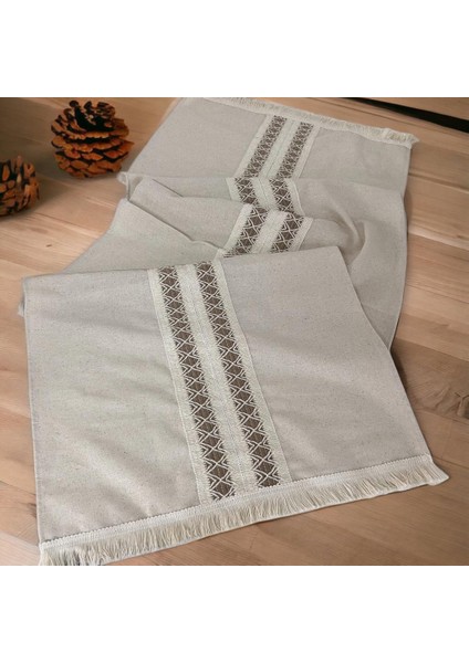 Ara Dantelli Püsküllü Runner 50 x 150 cm fiyatları