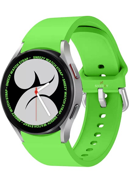 Samsung Galaxy Watch 4 5 Pro 40 42 44 45 46MM Uyumlu Orjinal Tasarım Kavisli Purelux Silikon Kordon