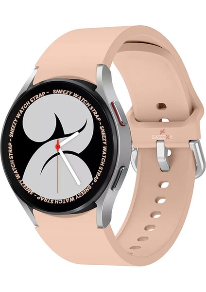 Samsung Galaxy Watch 4 5 Pro 40 42 44 45 46MM Uyumlu Orjinal Tasarım Kavisli Purelux Silikon Kordon