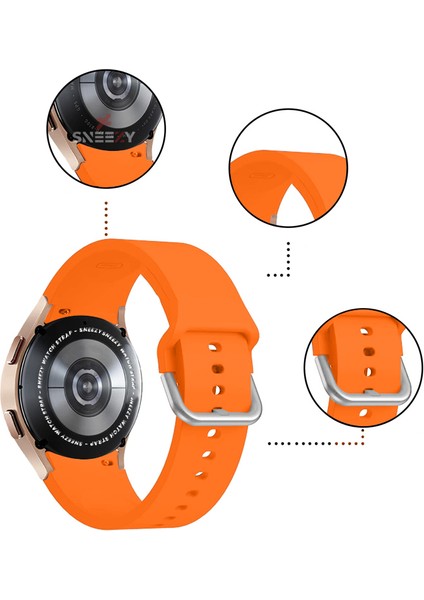 Samsung Galaxy Watch 4 5 Pro 40 42 44 45 46MM Uyumlu Orjinal Tasarım Kavisli Purelux Silikon Kordon indirimleri