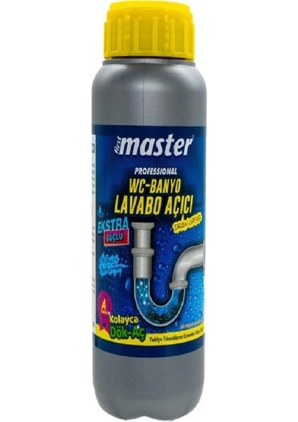 Lavabo Wc Banyo Açıcı 500 gr 4 Adet