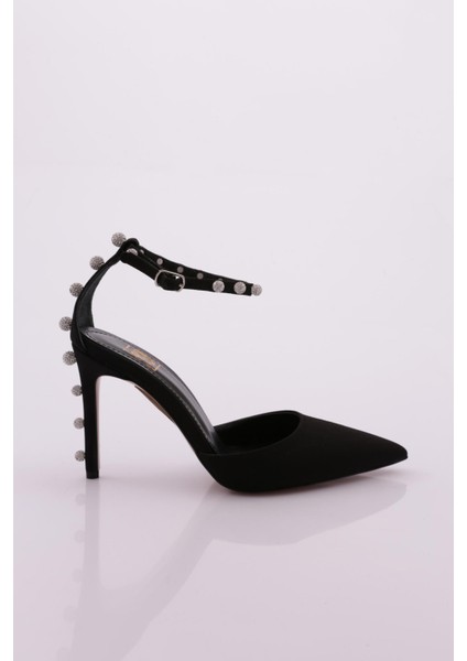 5159 Taş Detayli Topuklu Ayakkabi