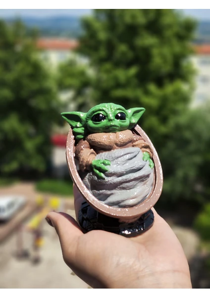 3D HAPPY Star Wars The Child Baby Yoda Figür 10CM