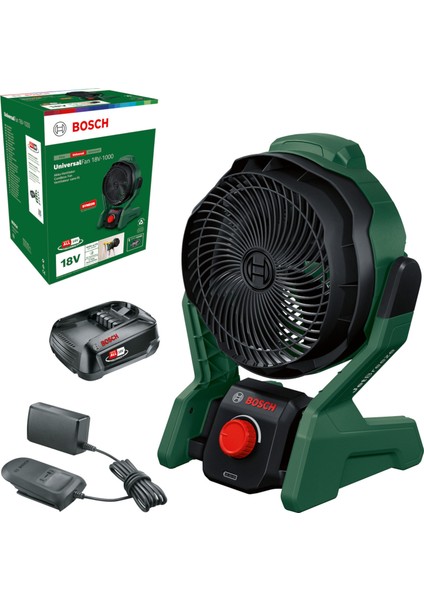 Universalfan 18V-1000 1X2.0AH Akülü Fan - 06039E1001