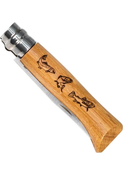 No:08 (Inox) Meşe Kabza/balık Işlemeli modelleri