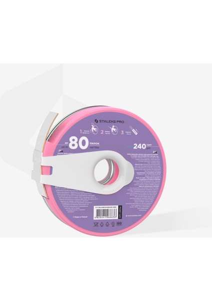 Metal Taban Giydirmeli Papmam Rulo Zımpara 240 Grit Beyaz