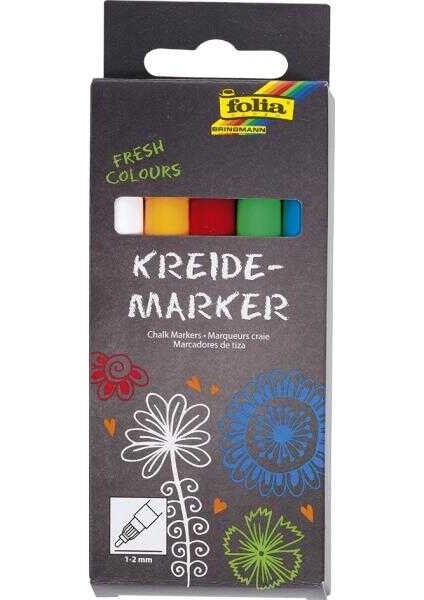Tebeşir Kalem Markör Set 5li Fresh