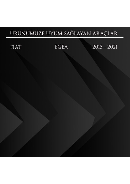 DNC Auto Part Fiat Egea Için Güneşlik Ayağı