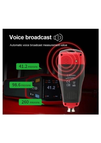 Unı-T UT343E Boya Kaplama Kalınlık Ölçer Bluetooth Özellikli 0~2000 mm