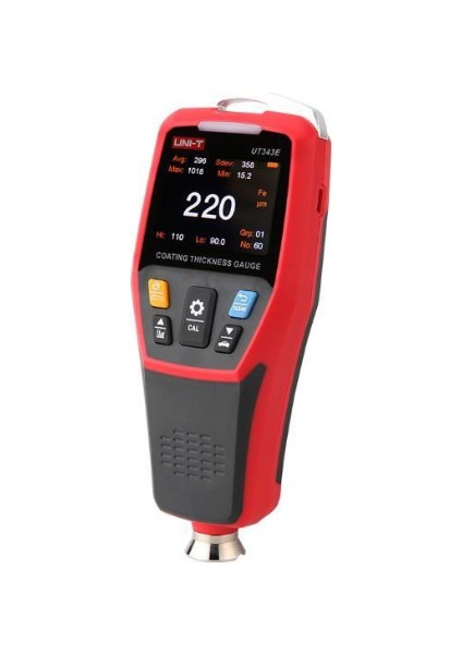 Unı-T UT343E Boya Kaplama Kalınlık Ölçer Bluetooth Özellikli 0~2000 mm