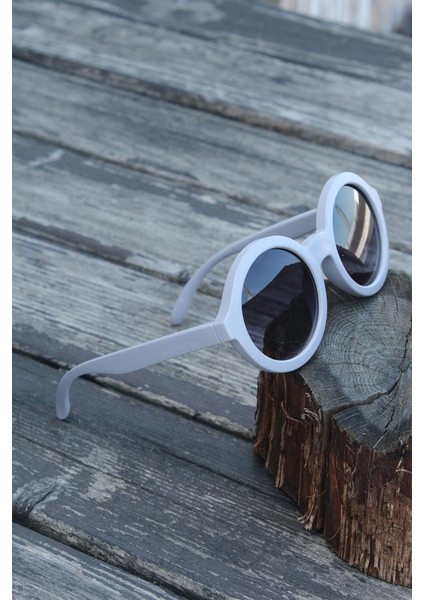 Çocuk Için Gri Yuvarlak Iskandinav Gözlük fiyatları