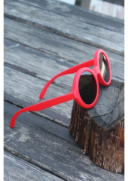 Çocuk Için Kırmızı Yuvarlak Iskandinav Gözlük fiyatları