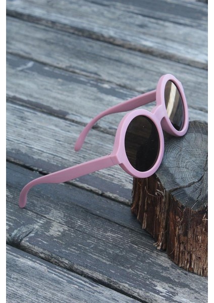 Çocuk Için Gül Kurusu Yuvarlak Iskandinav Gözlük fiyatları