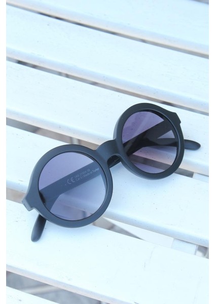 Çocuk Için Siyah Yuvarlak Iskandinav Gözlük