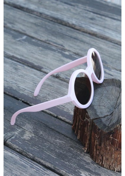 Çocuk Için Pembe Yuvarlak Iskandinav Gözlük fiyatları