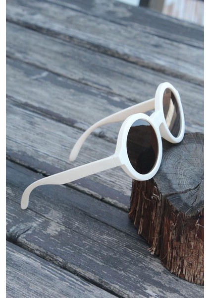 Çocuk Için Krem Yuvarlak Iskandinav Gözlük fiyatları