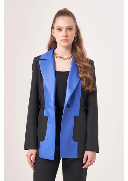 Garnili Paraşüt Siyah-Saks Ceket fırsatları