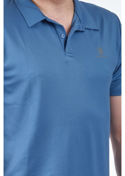 Polo Yaka Regular Fit Havacı Mavi Erkek T-Shirt 2SCT6253FX