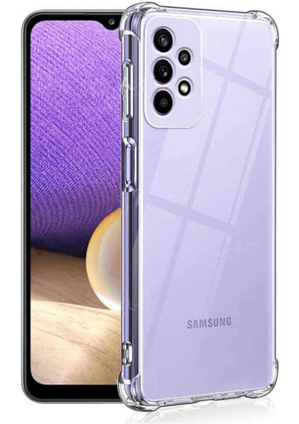 Samsung A33 Kılıf Şeffaf Olex Nitro Köşeli Silikon Kapak Kılıf