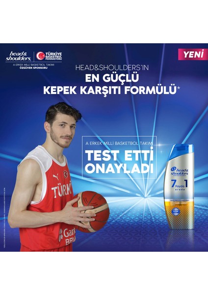 Head & Shoulders Şampuan 7 Fayda 1 Arada Multi Action Kepeğe Karşı Etkili Güçlü Formül 300 ml