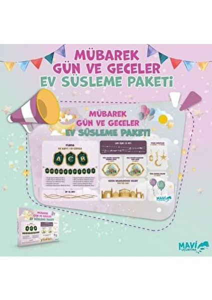 Mübarek Gün ve Geceler Ev Süsleme Paketi