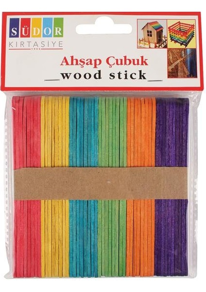 Dil Çubuğu Küçük Renkli BS69 10'lu Paket / Südor