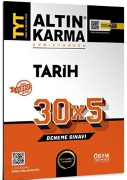 Altın Karma Tyt Tarih 30 x 5 Deneme