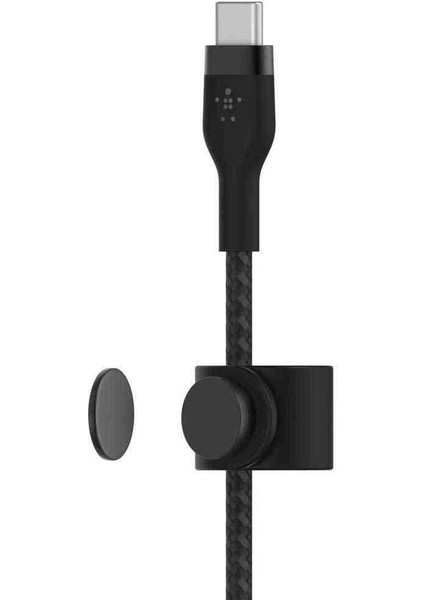 Boostcharge Pro Flex Örgülü Usb-C To Lightning Kablosu 2 Metre Siyah