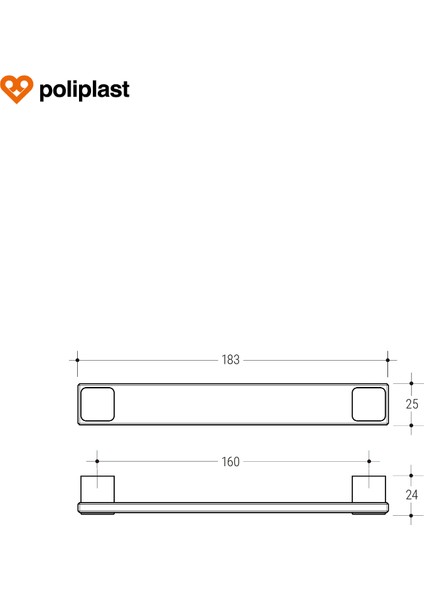 Dolap Kulpları ve Çekmece Kulpları / Crom Silver/ 4 Adet